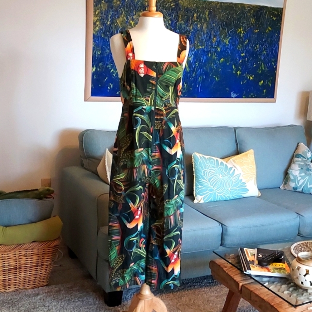 Tropical printed Romper